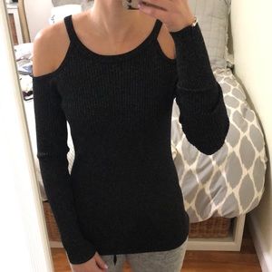 Bare shoulder sweater - perfect for NYE!
